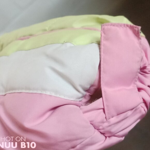 Thrifted L 4T Rothschild Toddler Winter Puffer Puffy Multicolored w/Hood Coat - Picture 6 of 9